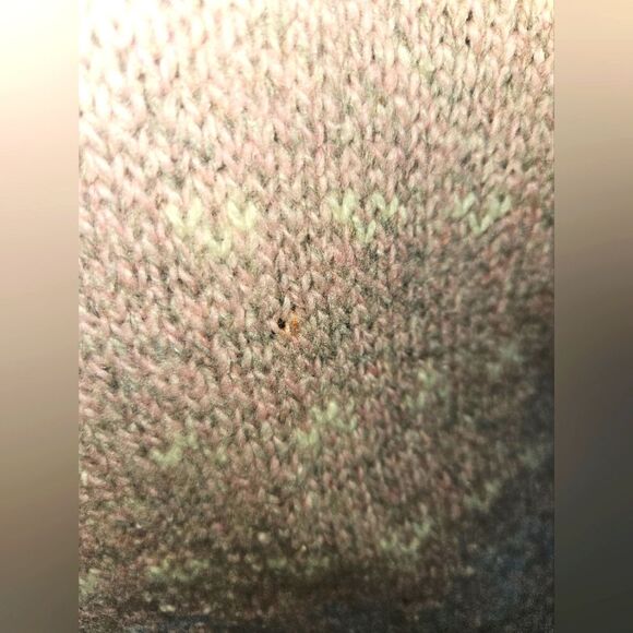 Vintage Eddie Bauer Fairy Kei Fair Isle Pink Wool Blend Sweater Size M - Picture 5 of 5